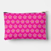 Roze Mosroos Naadloos Patroon Pouch Etui (Achterkant)