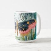 Roze Moth Bos Night Koffiemok (Voorkant rechts)