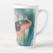 Roze Moth Bos Night Latte Mok (Rechts)