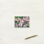 Roze mothorchideeën post-it® notes (Op bureau)