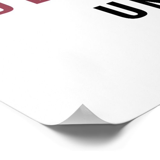 Roze Motorfiets Verjaardag Custom Sign Poster (Hoek)