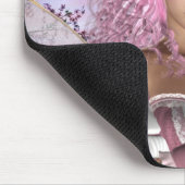 roze mousepad muismat (Hoek)