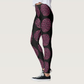 Roze mousserende ventilator leggings (Links)