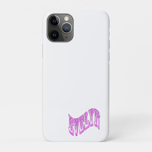 Roze Mozaïek Evelyn Naam, Case-Mate iPhone Case (Achterkant)