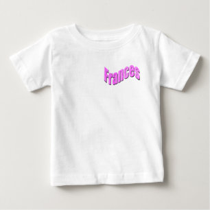 Roze Mozaïek Frances Naam, Peuter T-shirt