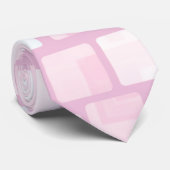 Roze mozaïek stropdas (Opgerold)