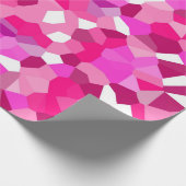 Roze mozaïeken cadeaupapier (Hoek)