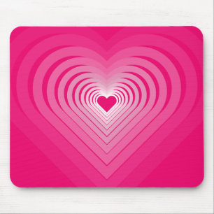 Roze Muismat met harten