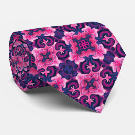 Roze, Mulberry, Paarse & Donkerblauwe Marokkaanse  Stropdas