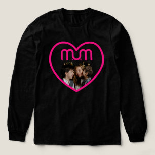 Roze MUM Love Fotolijst Tri-Blend Shirt