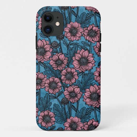 Roze Mums Case-Mate iPhone Case (Achterkant)