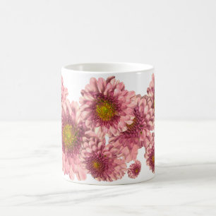 Roze Mums Koffiemok