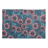 Roze Mums Kussensloop (Achterkant)