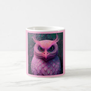 Roze Murloc/Uil hybride schepsel Koffiemok