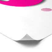 Roze Mustache, bovenste hoed en poster parels (Hoek)