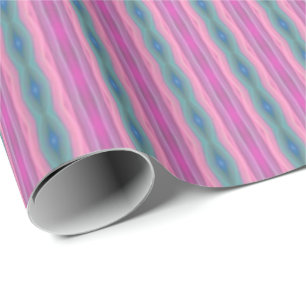 Roze muziek cadeaupapier