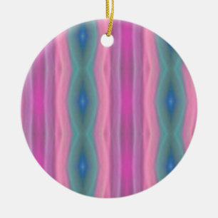 Roze muziekkeramische versiering keramisch ornament