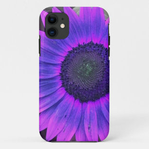 Roze N Paarse zonnebloem iPhone 5 hoesje