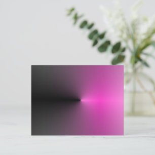 Roze-n-zwart punt briefkaart