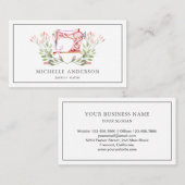  roze naaimachine Mode stylist Visitekaartje (Voorkant / Achterkant)