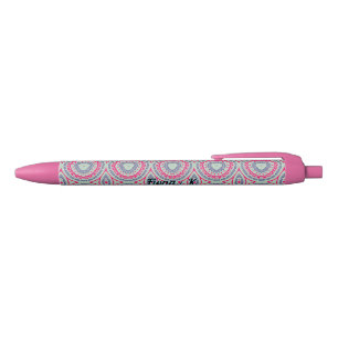 Roze Naam Persoonlijke Balpen Zwarte Inkt Pen