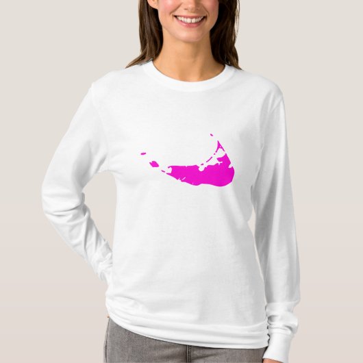 Roze Nantucket T-shirt (Voorkant)