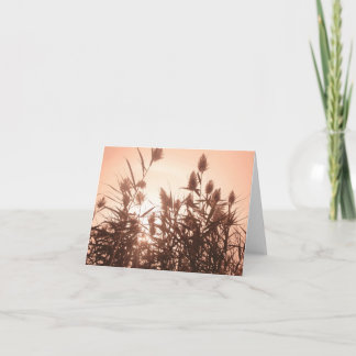 Roze Natuur notecard Kaart