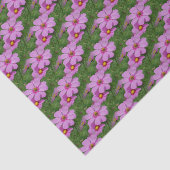 Roze Natuur van Cosmos Flowers Tissuepapier (Detail)