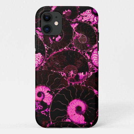 Roze Nautilus fossiel shell patroon Case-Mate iPhone Case (Achterkant)