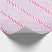 Roze Nautische ankers Cadeaupapier (Hoek)