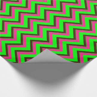 Roze-Neon-Brown-Coll-CHEVRON-07-GIFT WRAP PAPER Cadeaupapier