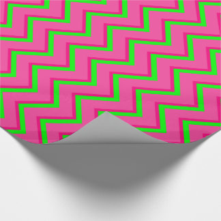 Roze-Neon-Brown-Coll-CHEVRON-11-GIFT WRAP PAPER Cadeaupapier