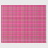 Roze-Neon-Brown-Coll-PLAID-05-GIFT WRAP PAPER Cadeaupapier (Vlak)