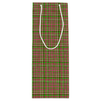 Roze-Neon-Brown Coll. Pset 02-WINE GIFT BAG Wijn Cadeautas