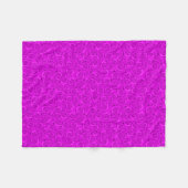 Roze neon fleece deken (Voorkant (Horizontaal))