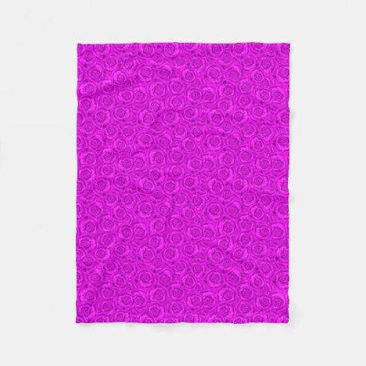 Roze neon fleece deken (Voorkant)