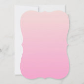 Roze Neon Party uitnodiging (Achterkant)