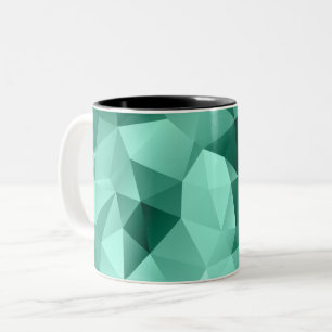 Roze neon tweekleurige koffiemok