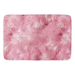 Roze nepbont badmat