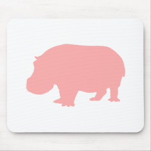 Roze Nijlpaard Muismat
