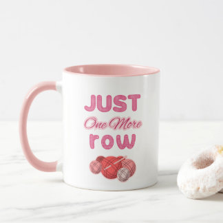 Roze Nog Maar Één Rij Breien Mok