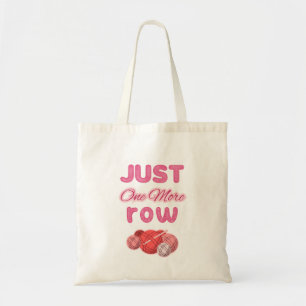 Roze Nog Maar Één Rij Breien Tote Bag
