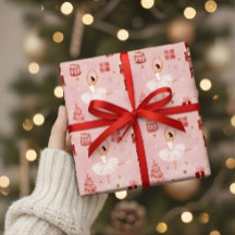 Roze Notenkraker Ballet Kerstcadeauverpakking