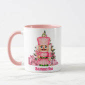 Roze Notenkraker Kerst Kinder Hot Chocolate Mok (Links)