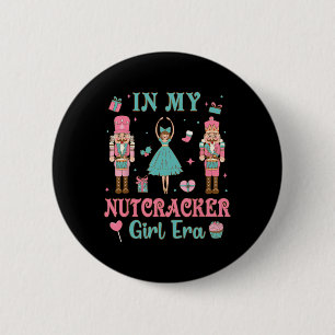 Roze Notenkraker Squad In Notenkraker Meisje Era C Ronde Button 5,7 Cm