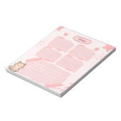 Roze Notitieblok (Gedraaid)