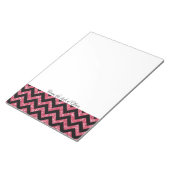 Roze Notitieblok Glitter Chevron (Schuin)