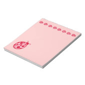 Roze Notitieblok Ladybugs (Gedraaid)