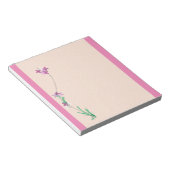 Roze notitiepad notitieblok (Schuin)