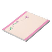 Roze notitiepad notitieblok (Gedraaid)